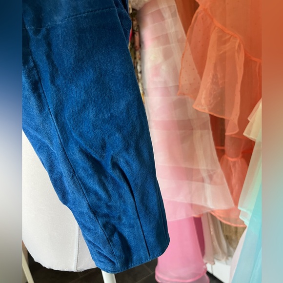 Wilson’s Leather Vintage 80s blue suede cropped leather jacket - Picture 8 of 9